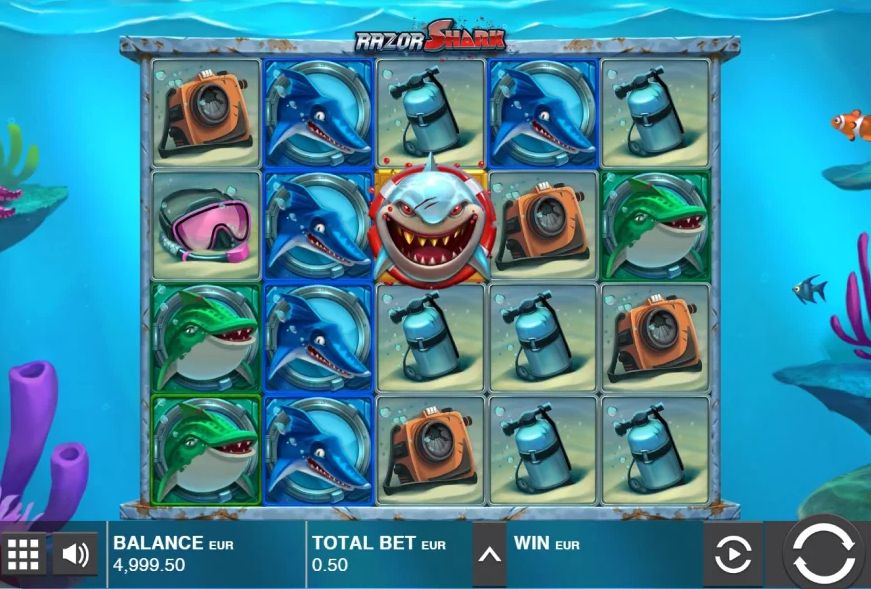 Spiele Razor Shark online um echtes Geld
