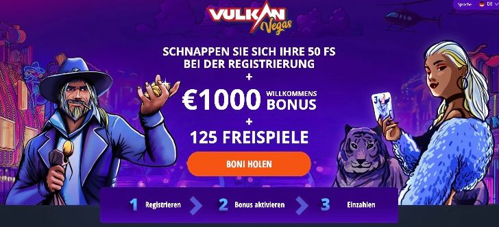 Vulkan Vegas Test – Alle Erfahrungen zum Online Casino